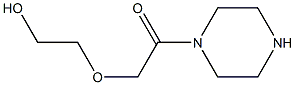 2-(2-hydroxyethoxy)-1-(piperazin-1-yl)ethan-1-one Struktur