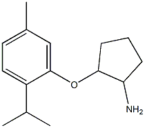 2-(2-isopropyl-5-methylphenoxy)cyclopentanamine Struktur