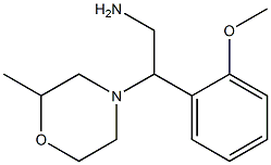 2-(2-methoxyphenyl)-2-(2-methylmorpholin-4-yl)ethanamine Struktur