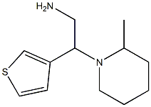 2-(2-methylpiperidin-1-yl)-2-thien-3-ylethanamine Struktur