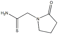 2-(2-oxopyrrolidin-1-yl)ethanethioamide Struktur