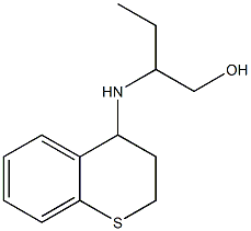 2-(3,4-dihydro-2H-1-benzothiopyran-4-ylamino)butan-1-ol Struktur