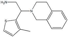 2-(3,4-dihydroisoquinolin-2(1H)-yl)-2-(3-methylthien-2-yl)ethanamine Struktur