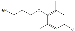 2-(3-aminopropoxy)-5-chloro-1,3-dimethylbenzene Struktur