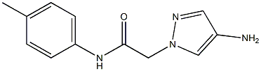 2-(4-amino-1H-pyrazol-1-yl)-N-(4-methylphenyl)acetamide Struktur