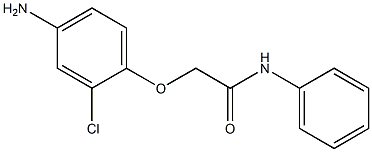 2-(4-amino-2-chlorophenoxy)-N-phenylacetamide Struktur