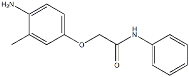 2-(4-amino-3-methylphenoxy)-N-phenylacetamide Struktur