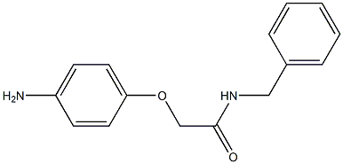 2-(4-aminophenoxy)-N-benzylacetamide Struktur