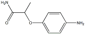 2-(4-aminophenoxy)propanamide Struktur