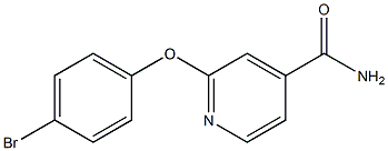 2-(4-bromophenoxy)isonicotinamide Struktur