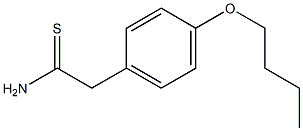 2-(4-butoxyphenyl)ethanethioamide Struktur