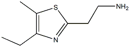 2-(4-ethyl-5-methyl-1,3-thiazol-2-yl)ethanamine Struktur