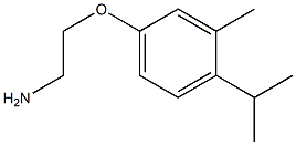 2-(4-isopropyl-3-methylphenoxy)ethanamine Struktur