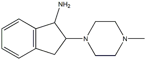 2-(4-methylpiperazin-1-yl)-2,3-dihydro-1H-inden-1-ylamine Struktur