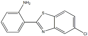 2-(5-chloro-1,3-benzothiazol-2-yl)aniline Struktur