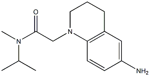 2-(6-amino-1,2,3,4-tetrahydroquinolin-1-yl)-N-methyl-N-(propan-2-yl)acetamide Struktur