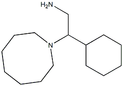 2-(azocan-1-yl)-2-cyclohexylethan-1-amine Struktur