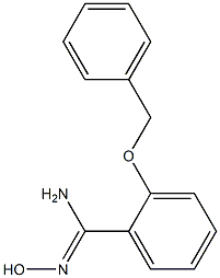 2-(benzyloxy)-N'-hydroxybenzenecarboximidamide Struktur