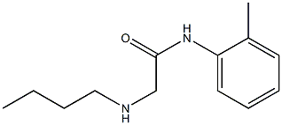 2-(butylamino)-N-(2-methylphenyl)acetamide Struktur