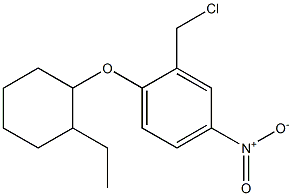 2-(chloromethyl)-1-[(2-ethylcyclohexyl)oxy]-4-nitrobenzene Struktur