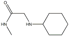 2-(cyclohexylamino)-N-methylacetamide Struktur