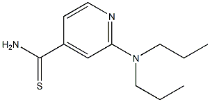 2-(dipropylamino)pyridine-4-carbothioamide Struktur