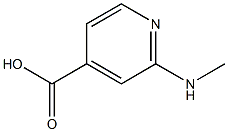 2-(methylamino)pyridine-4-carboxylic acid Struktur