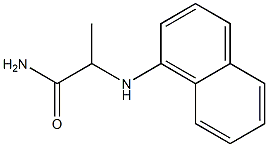 2-(naphthalen-1-ylamino)propanamide Struktur