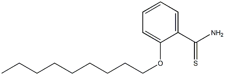 2-(nonyloxy)benzene-1-carbothioamide Struktur