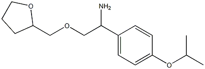 2-(oxolan-2-ylmethoxy)-1-[4-(propan-2-yloxy)phenyl]ethan-1-amine Struktur