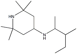 2,2,6,6-tetramethyl-N-(3-methylpentan-2-yl)piperidin-4-amine Struktur