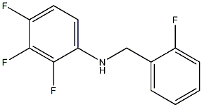 2,3,4-trifluoro-N-[(2-fluorophenyl)methyl]aniline Struktur