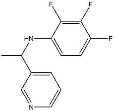 2,3,4-trifluoro-N-[1-(pyridin-3-yl)ethyl]aniline Struktur