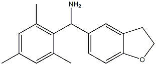 2,3-dihydro-1-benzofuran-5-yl(2,4,6-trimethylphenyl)methanamine Struktur