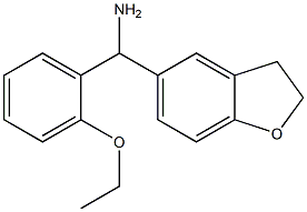 2,3-dihydro-1-benzofuran-5-yl(2-ethoxyphenyl)methanamine Struktur