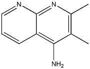 2,3-dimethyl-1,8-naphthyridin-4-amine Struktur