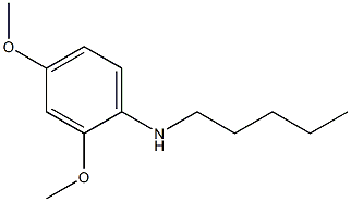 2,4-dimethoxy-N-pentylaniline Struktur