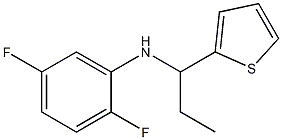 2,5-difluoro-N-[1-(thiophen-2-yl)propyl]aniline Struktur