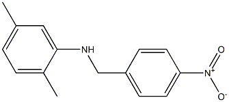 2,5-dimethyl-N-[(4-nitrophenyl)methyl]aniline Struktur