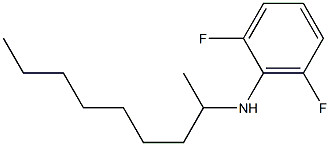 2,6-difluoro-N-(nonan-2-yl)aniline Struktur