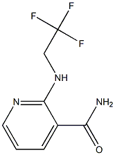 2-[(2,2,2-trifluoroethyl)amino]pyridine-3-carboxamide Struktur