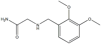 2-[(2,3-dimethoxybenzyl)amino]acetamide Struktur