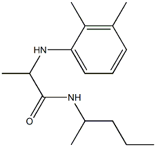 2-[(2,3-dimethylphenyl)amino]-N-(pentan-2-yl)propanamide Struktur