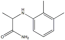 2-[(2,3-dimethylphenyl)amino]propanamide Struktur