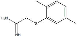 2-[(2,5-dimethylphenyl)sulfanyl]ethanimidamide Struktur