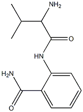 2-[(2-amino-3-methylbutanoyl)amino]benzamide Struktur