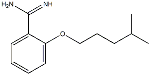 2-[(4-methylpentyl)oxy]benzene-1-carboximidamide Struktur