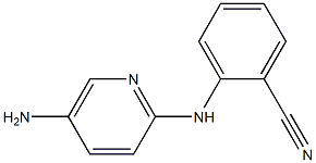 2-[(5-aminopyridin-2-yl)amino]benzonitrile Struktur