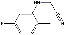 2-[(5-fluoro-2-methylphenyl)amino]acetonitrile Struktur