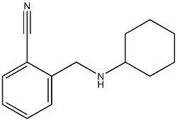 2-[(cyclohexylamino)methyl]benzonitrile Struktur